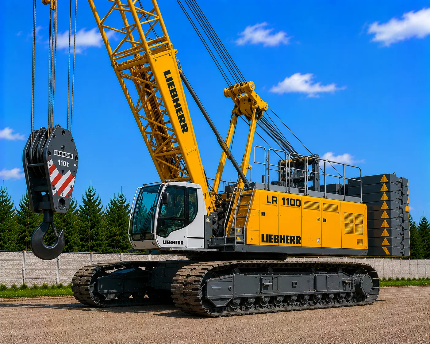 Гусеничный кран Liebherr LR 1100 в аренду
